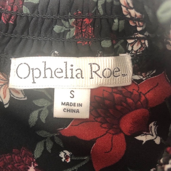 Ophelia Roe High Neck Mock Floral Dress Small - Picture 3 of 14